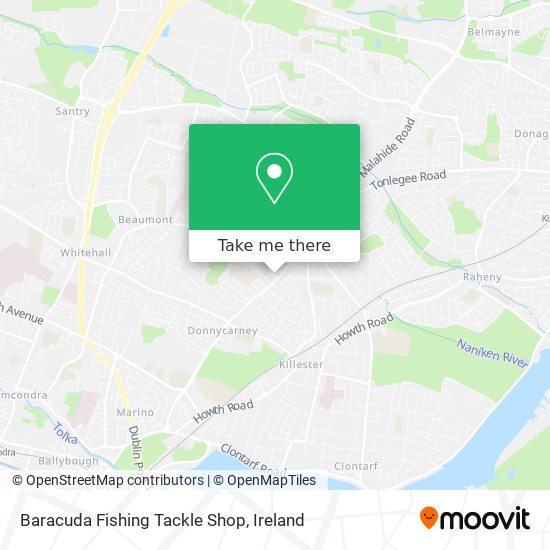 Baracuda Fishing Tackle Shop map