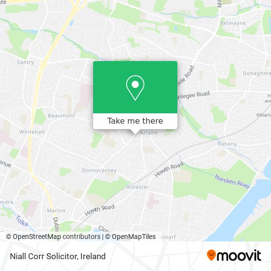 Niall Corr Solicitor map