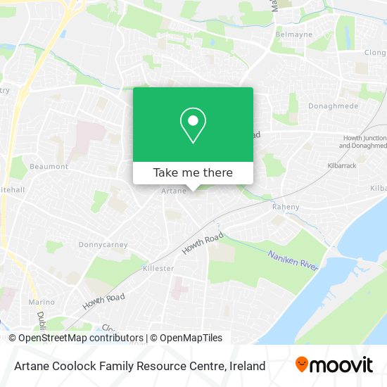 Artane Coolock Family Resource Centre map