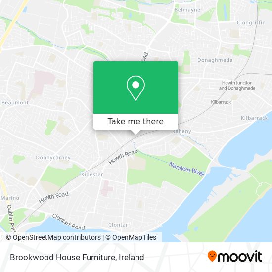 Brookwood House Furniture map