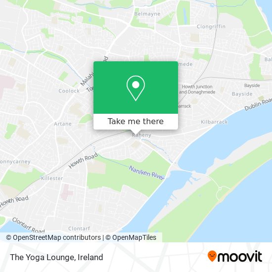 The Yoga Lounge map