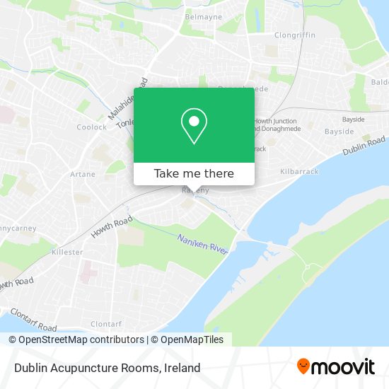 Dublin Acupuncture Rooms plan