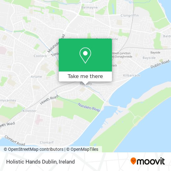 Holistic Hands Dublin map