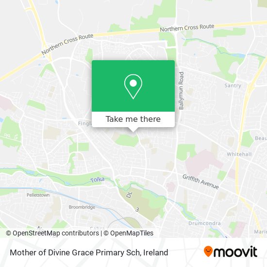 Mother of Divine Grace Primary Sch map