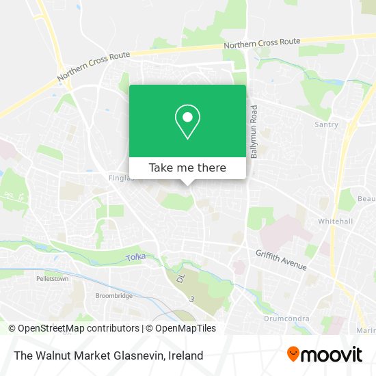 The Walnut Market Glasnevin map