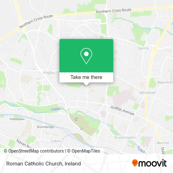 Roman Catholic Church map