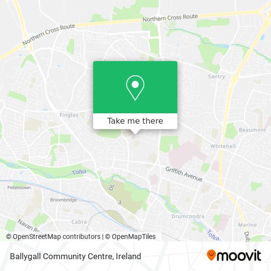 Ballygall Community Centre map