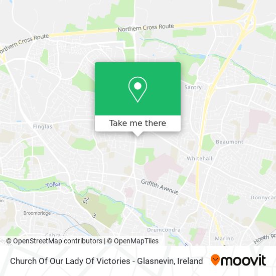 Church Of Our Lady Of Victories - Glasnevin plan