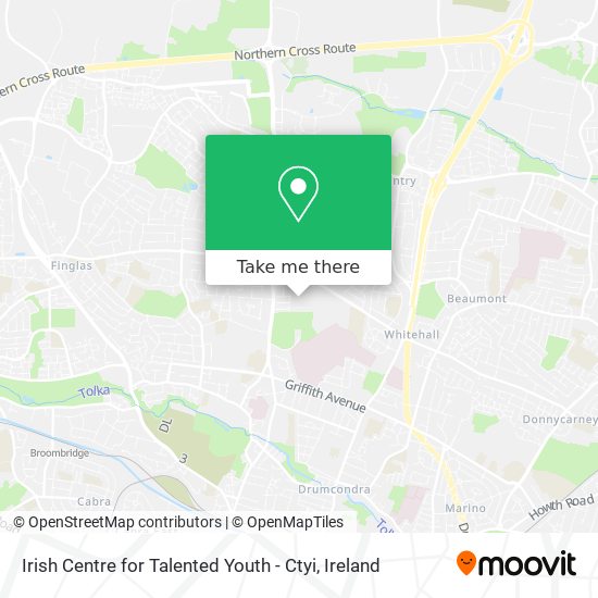 Irish Centre for Talented Youth - Ctyi map