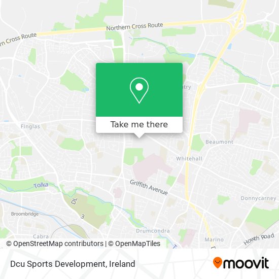 Dcu Sports Development map