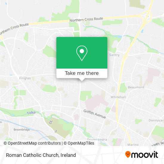 Roman Catholic Church map