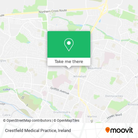 Crestfield Medical Practice map