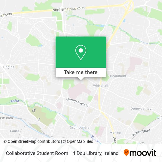 Collaborative Student Room 14 Dcu Library map