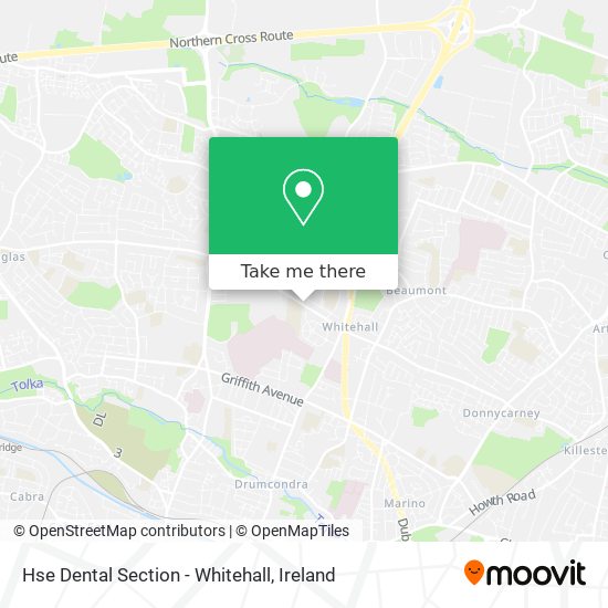 Hse Dental Section - Whitehall map