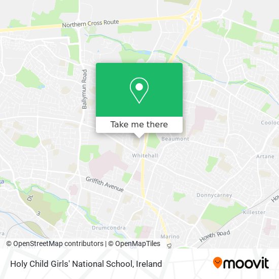 Holy Child Girls' National School map
