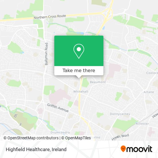 Highfield Healthcare map