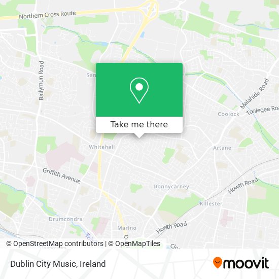 Dublin City Music map