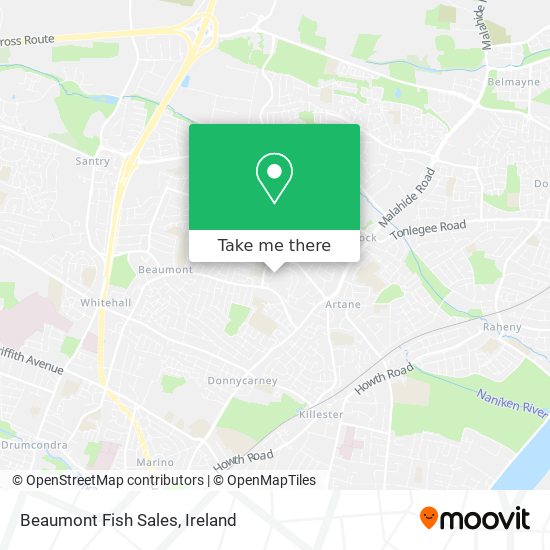 Beaumont Fish Sales map