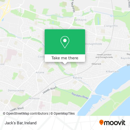 Jack's Bar map