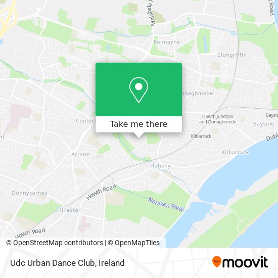 Udc Urban Dance Club map