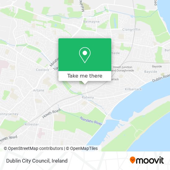 Dublin City Council map