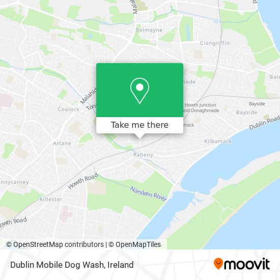 Dublin Mobile Dog Wash map