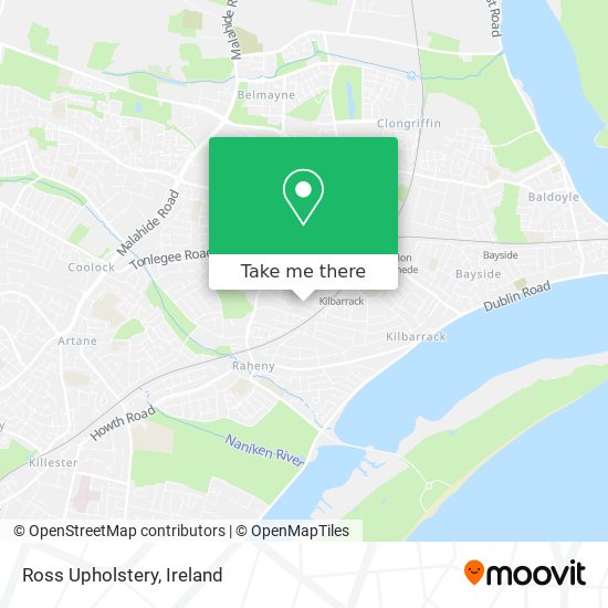 Ross Upholstery map