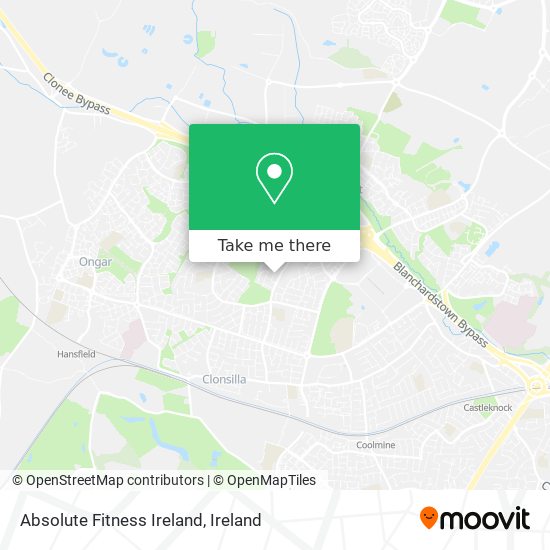 Absolute Fitness Ireland map