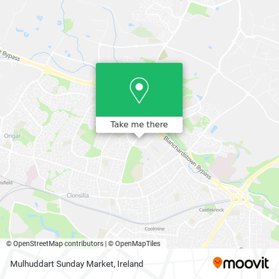 Mulhuddart Sunday Market map