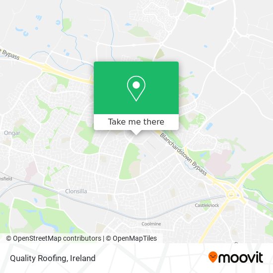 Quality Roofing map