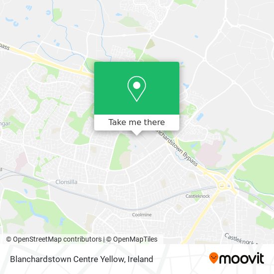 Blanchardstown Centre Yellow map