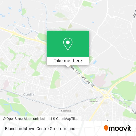 Blanchardstown Centre Green map