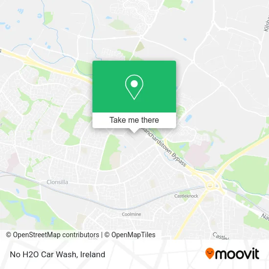 No H2O Car Wash map