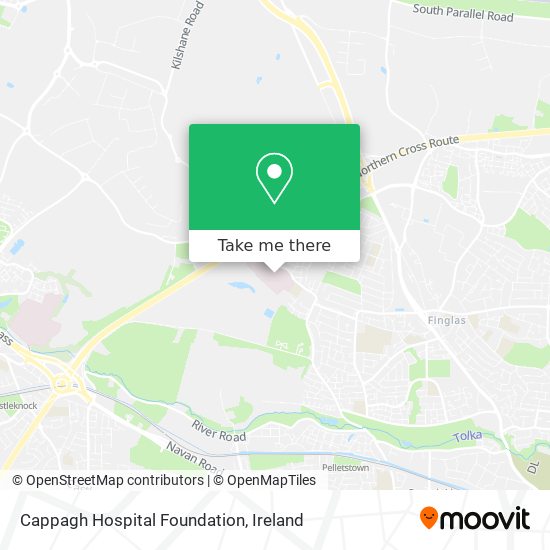 Cappagh Hospital Foundation map