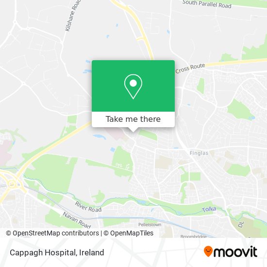 Cappagh Hospital map