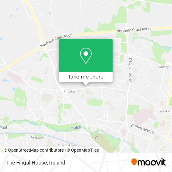 The Fingal House map