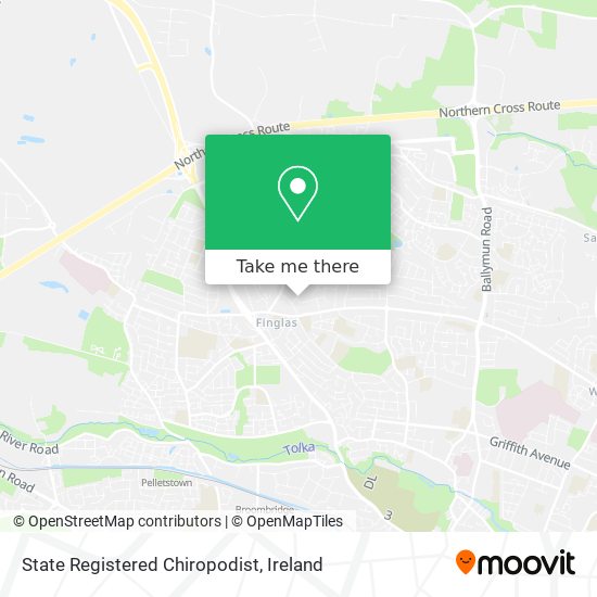 State Registered Chiropodist map