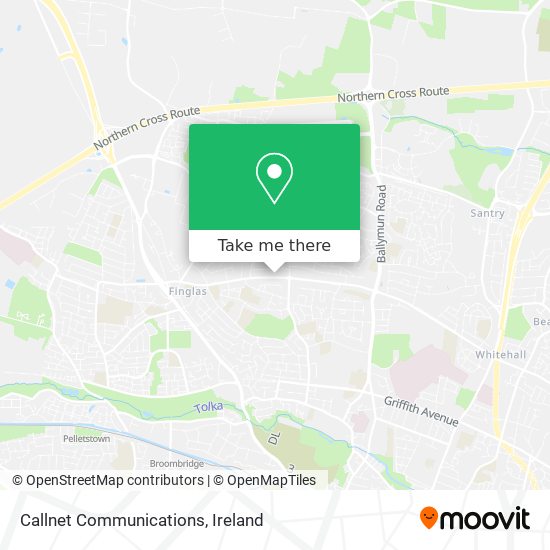 Callnet Communications map