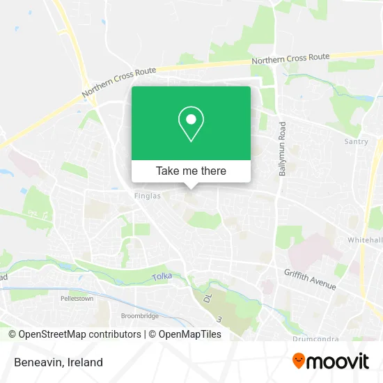 Beneavin map
