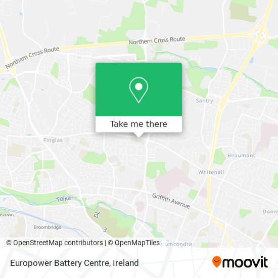 Europower Battery Centre map