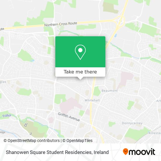 Shanowen Square Student Residencies map