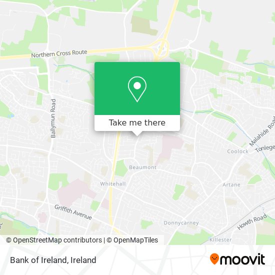 Bank of Ireland map