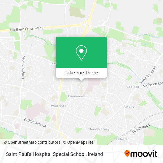 Saint Paul's Hospital Special School map