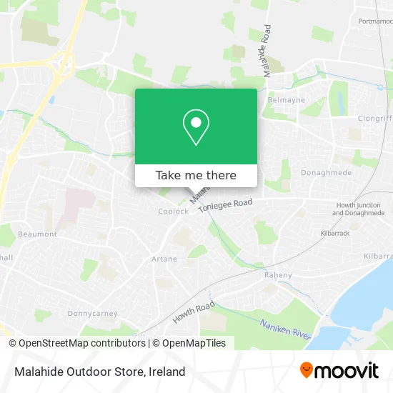 Malahide Outdoor Store map