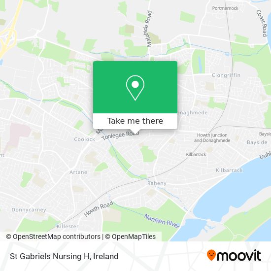 St Gabriels Nursing H map
