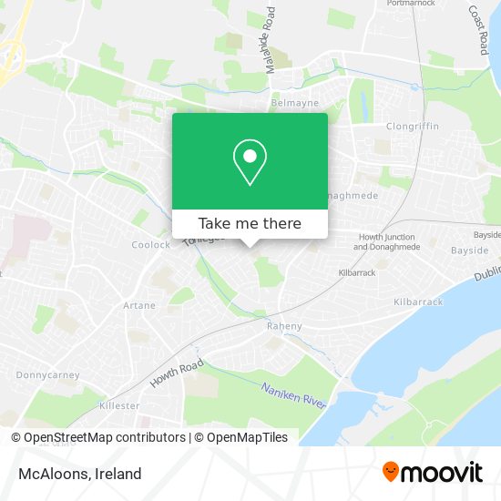 McAloons map