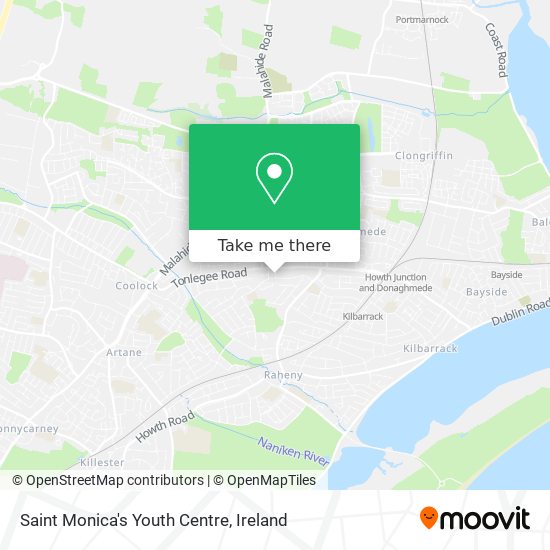 Saint Monica's Youth Centre map