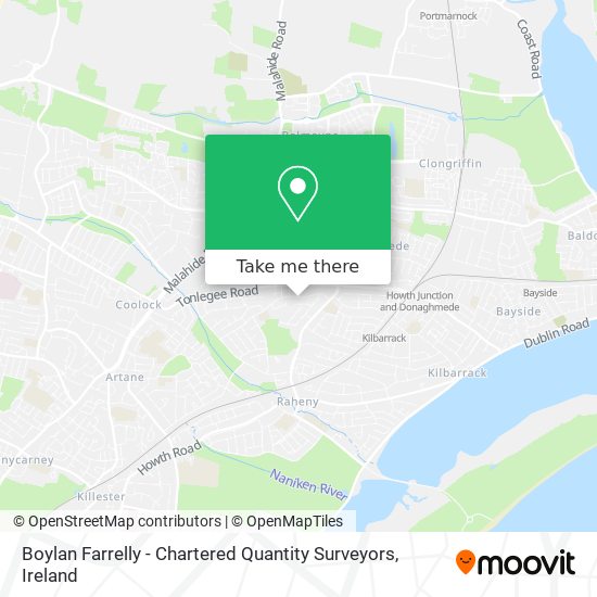 Boylan Farrelly - Chartered Quantity Surveyors map