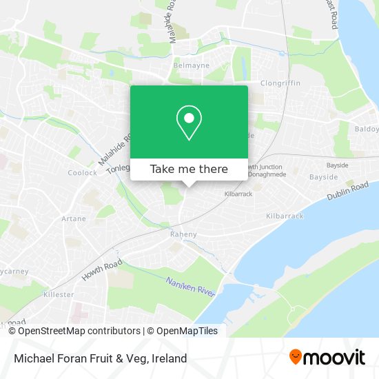 Michael Foran Fruit & Veg map