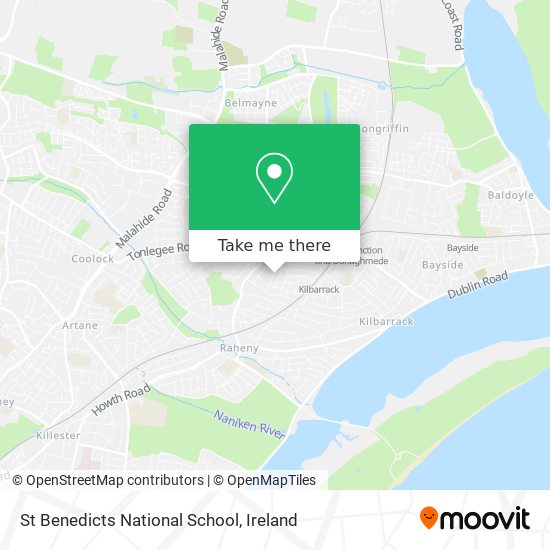 St Benedicts National School map